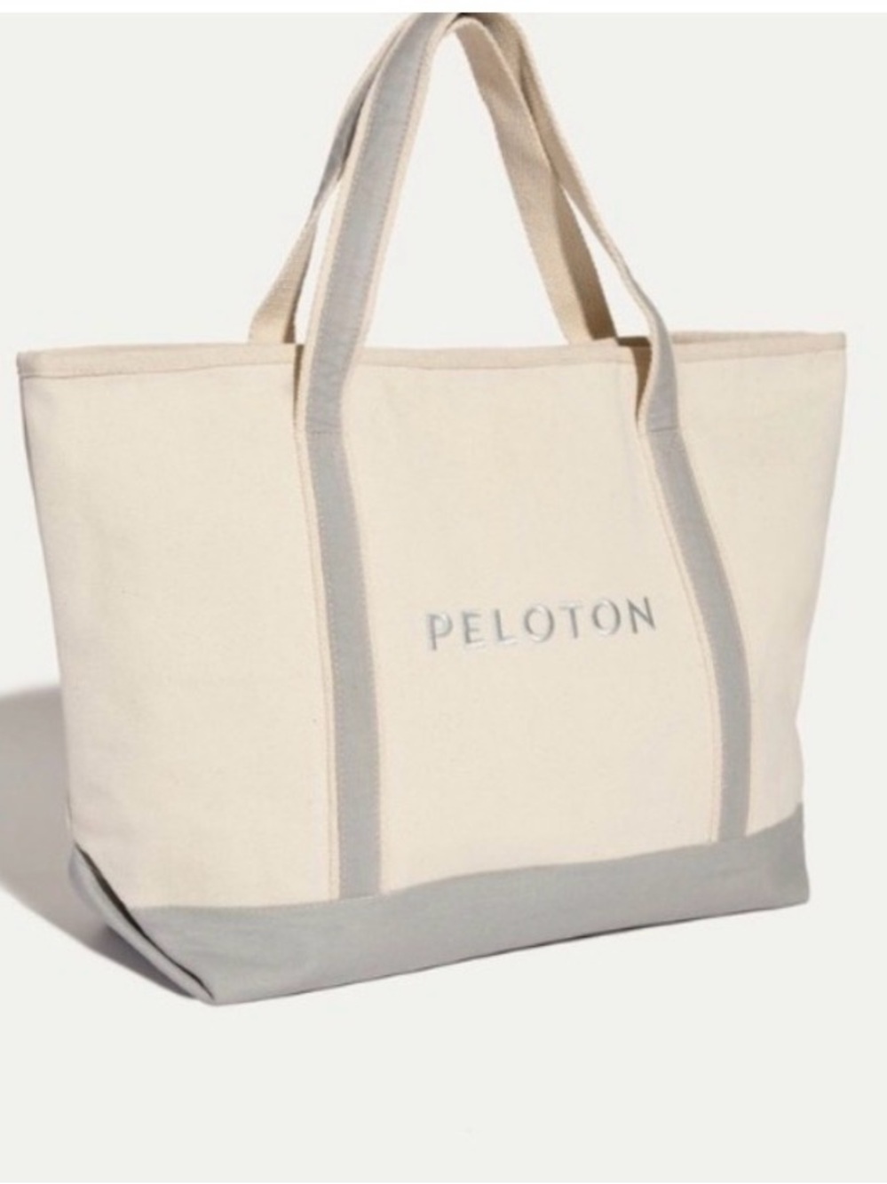 NWT Peloton Beach Canvas Tote Threads by Peerless